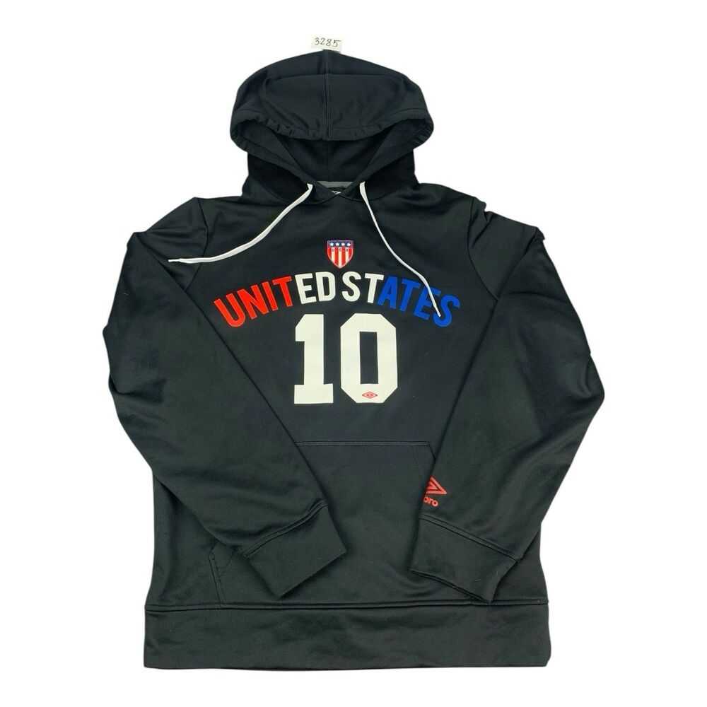 Umbro US 2016 Olympic Soccer Team Blue #10 Hoodie/Sweatshirt Size Small